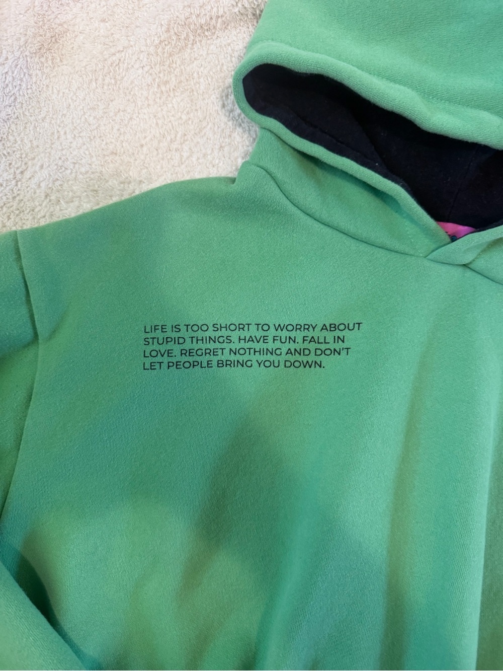 Edikted cropped hoodie size large - Picture 2 of 3